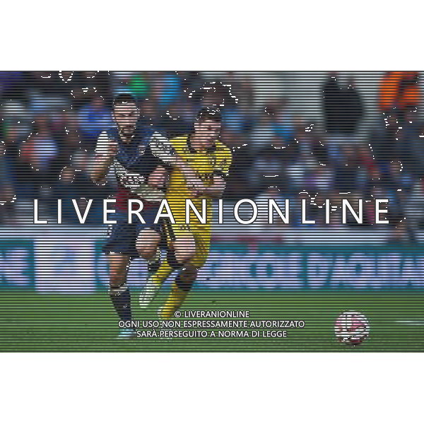 Diego Contento / Jonathan Deplace - 30.11.2014 - Bordeaux / Lille - 15eme journee de Ligue 1 Photo : Manuel Blondeau / Icon Sport /Agenzia Aldo Liverani sas - ITALY ONLY - EDITORIAL USE ONLY