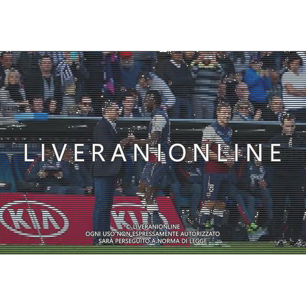 Willy Sagnol / Cheick Diabate - 30.11.2014 - Bordeaux / Lille - 15eme journee de Ligue 1 Photo : Manuel Blondeau / Icon Sport /Agenzia Aldo Liverani sas - ITALY ONLY - EDITORIAL USE ONLY