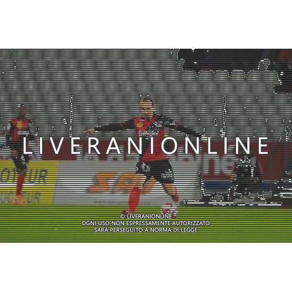 Thibault GIRESSE - 30.11.2014 - Evian Thonon / Guingamp - 15eme journee de Ligue 1 Photo : Jean Paul Thomas / Icon Sport /Agenzia Aldo Liverani sas - ITALY ONLY - EDITORIAL USE ONLY