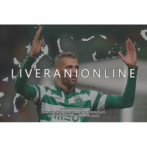 Islam Slimani - 29.11.2014 - Sporting / Vitoria Setubal - Liga Sagres Photo : Carlos Rodrigues / Icon Sport AG ALDO LIVERANI SAS ONLY ITALY