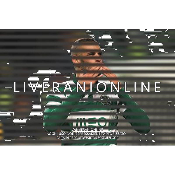 Islam Slimani - 29.11.2014 - Sporting / Vitoria Setubal - Liga Sagres Photo : Carlos Rodrigues / Icon Sport AG ALDO LIVERANI SAS ONLY ITALY
