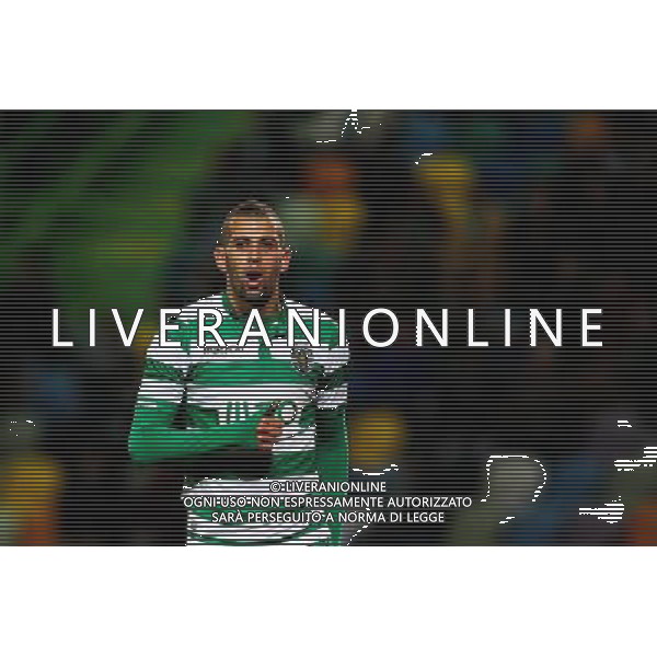 Islam Slimani - 29.11.2014 - Sporting / Vitoria Setubal - Liga Sagres Photo : Carlos Rodrigues / Icon Sport AG ALDO LIVERANI SAS ONLY ITALY