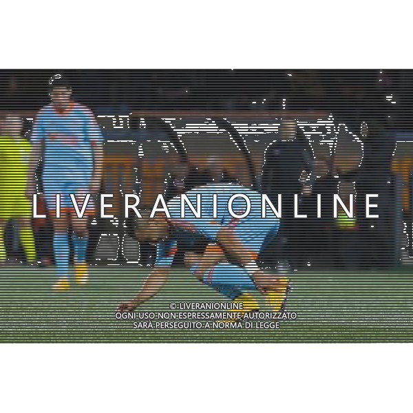 Blessure Dimitri PAYET - 02.12.2014 - Lorient / Marseille - 16eme journee de Ligue 1 Photo : Vincent Michel / Icon Sport AG ALDO LIVERANI SAS ONLY ITALY