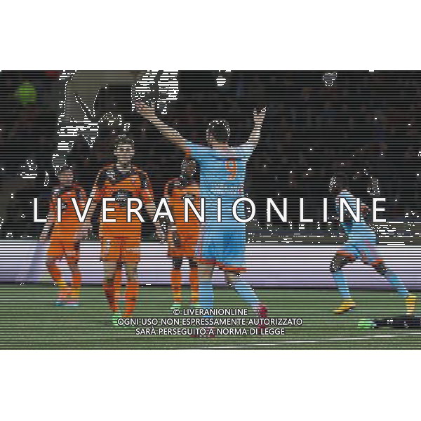 Joie Andre Pierre GIGNAC - 02.12.2014 - Lorient / Marseille - 16eme journÅ½e de Ligue 1 Photo : Vincent Michel / Icon Sport AG ALDO LIVERANI SAS ONLY ITALY