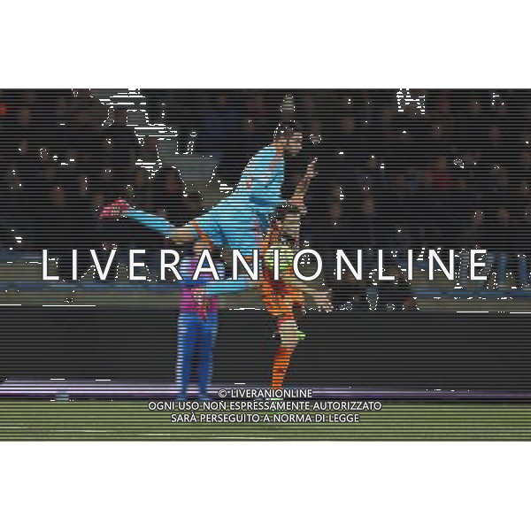 Andre Pierre GIGNAC / Vincent LE GOFF - 02.12.2014 - Lorient / Marseille - 16eme journ e de Ligue 1 Photo : Vincent Michel / Icon Sport AG ALDO LIVERANI SAS ONLY ITALY