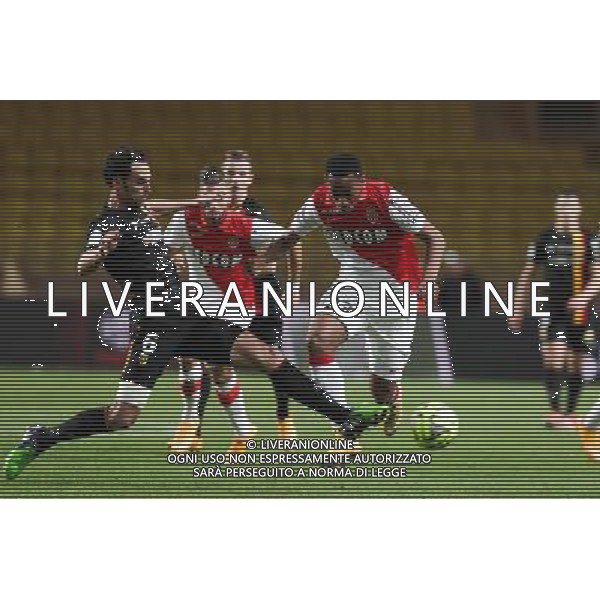 Jerome Lemoigne / Anthony Martial - 02.12.2014 - Monaco / Lens - 16eme journee de Ligue 1 - Photo : Jean Christophe Magnenet / Icon Sport AG ALDO LIVERANI SAS ONLY ITALY