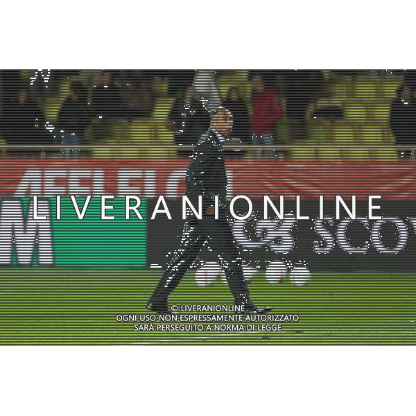 Antoine Kombouare - 02.12.2014 - Monaco / Lens - 16eme journee de Ligue 1 - Photo : Jean Christophe Magnenet / Icon Sport AG ALDO LIVERANI SAS ONLY ITALY