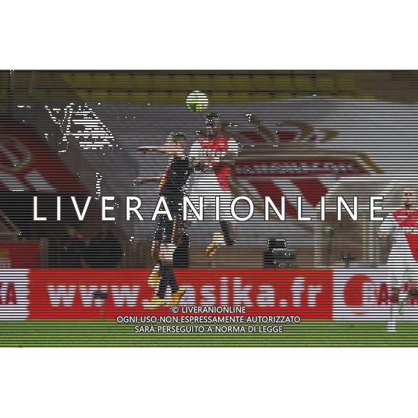 Benjamin Bourigeaud / Tiemoue Bakayoko - 02.12.2014 - Monaco / Lens - 16eme journee de Ligue 1 - Photo : Jean Christophe Magnenet / Icon Sport AG ALDO LIVERANI SAS ONLY ITALY