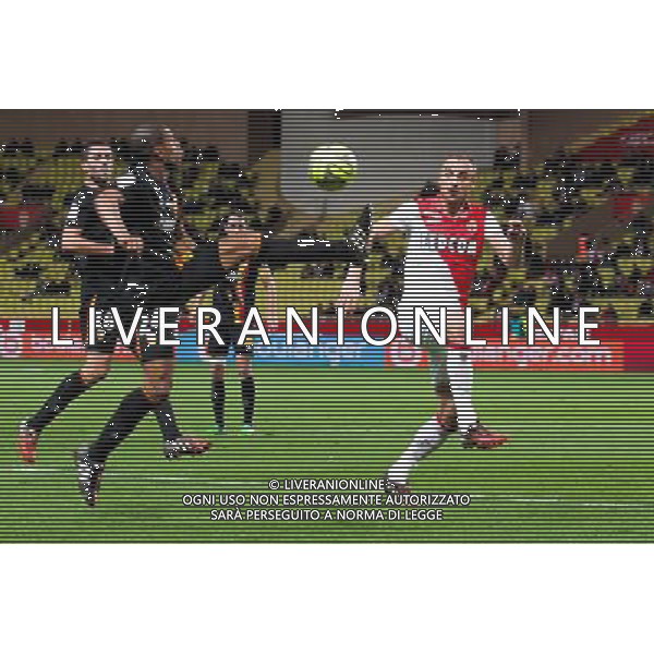 Ludovic Baal / Dimitar Berbatov - 02.12.2014 - Monaco / Lens - 16eme journee de Ligue 1 - Photo : Jean Christophe Magnenet / Icon Sport AG ALDO LIVERANI SAS ONLY ITALY