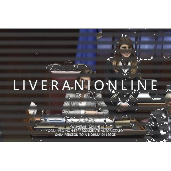 Svolgimento di interrogazioni a risposta immediata rivolte al presidente del Consiglio Matteo Renzi ( Question Time ) alla Camera Roma 03 dicembre 2014 nella foto Laura Boldrini ©Corradetti/AGENZIA ALDO LIVERANI SAS
