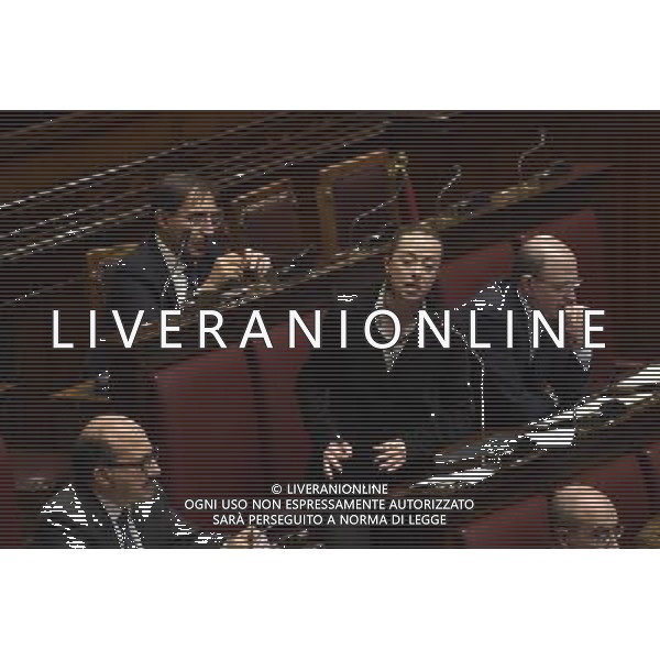 Svolgimento di interrogazioni a risposta immediata rivolte al presidente del Consiglio Matteo Renzi ( Question Time ) alla Camera Roma 03 dicembre 2014 nella foto Ignazio La Russa e Giorgia Meloni ©Corradetti/AGENZIA ALDO LIVERANI SAS