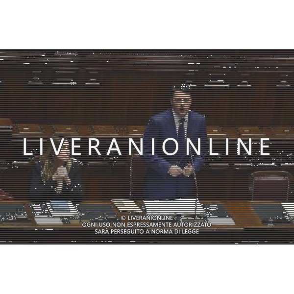 Svolgimento di interrogazioni a risposta immediata rivolte al presidente del Consiglio Matteo Renzi ( Question Time ) alla Camera Roma 03 dicembre 2014 nella foto Matteo Renzi con Maria Elena Boschi ©Corradetti/AGENZIA ALDO LIVERANI SAS