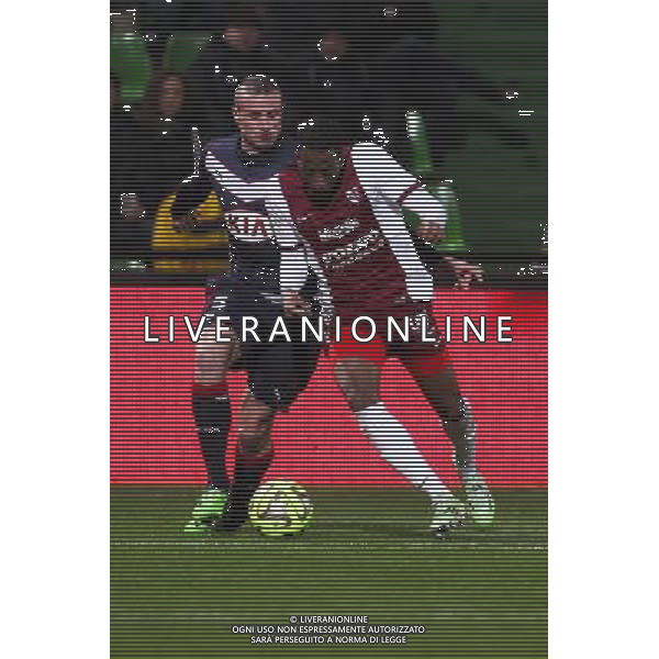 Nicolas PALLOIS / Romain METANIRE - 03.12.2014 - Metz / Bordeaux - 16eme journee de Ligue 1 - Photo : Fred Marvaux / Icon Sport AG ALDO LIVERANI SAS ONLY ITALY