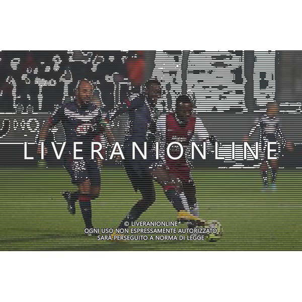 Ludovic SANE / Modibo MAIGA - 03.12.2014 - Metz / Bordeaux - 16eme journee de Ligue 1 Photo : Fred Marvaux / Icon Sport AG ALDO LIVERANI SAS ONLY ITALY