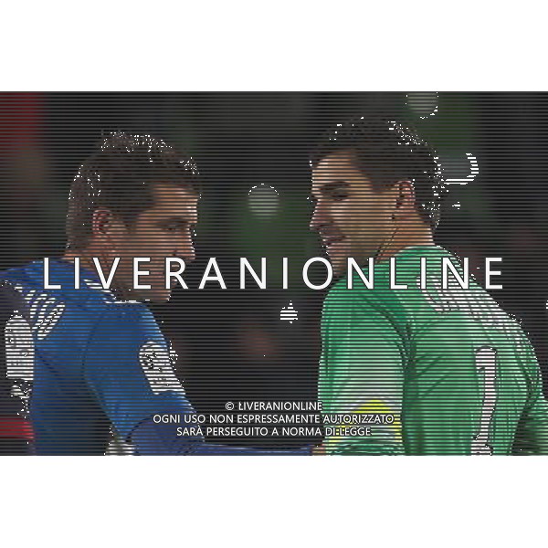 Cedric CARRASSO / Johann CARRASSO - 03.12.2014 - Metz / Bordeaux - 16eme journee de Ligue 1 Photo : Fred Marvaux / Icon Sport AG ALDO LIVERANI SAS ONLY ITALY