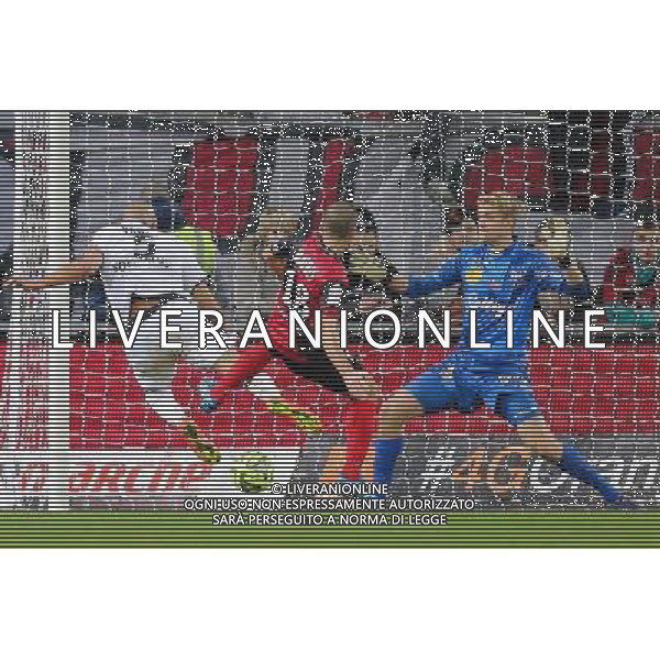 Goal Ala Eddine YAHIA - 03.12.2014 - Guingamp / Caen - 16eme journee de Ligue 1 Photo : Vincent Michel / Icon Sport AG ALDO LIVERANI SAS ONLY ITALY