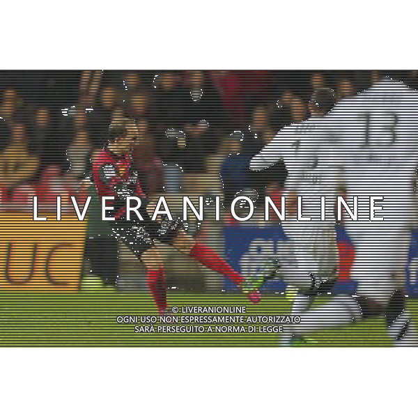 Goal Thibault GIRESSE - 03.12.2014 - Guingamp / Caen - 16eme journee de Ligue 1 Photo : Vincent Michel / Icon Sport AG ALDO LIVERANI SAS ONLY ITALY