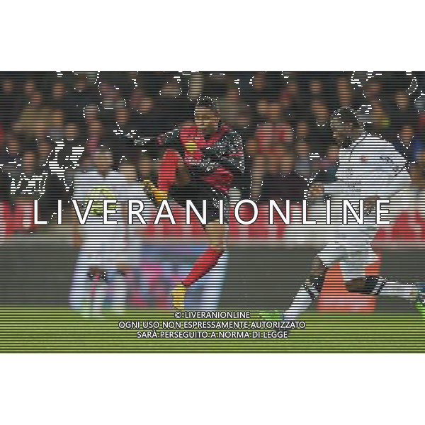 Christophe MANDANNE / Jean Jacques PIERRE - 03.12.2014 - Guingamp / Caen - 16eme journee de Ligue 1 Photo : Vincent Michel / Icon Sport AG ALDO LIVERANI SAS ONLY ITALY