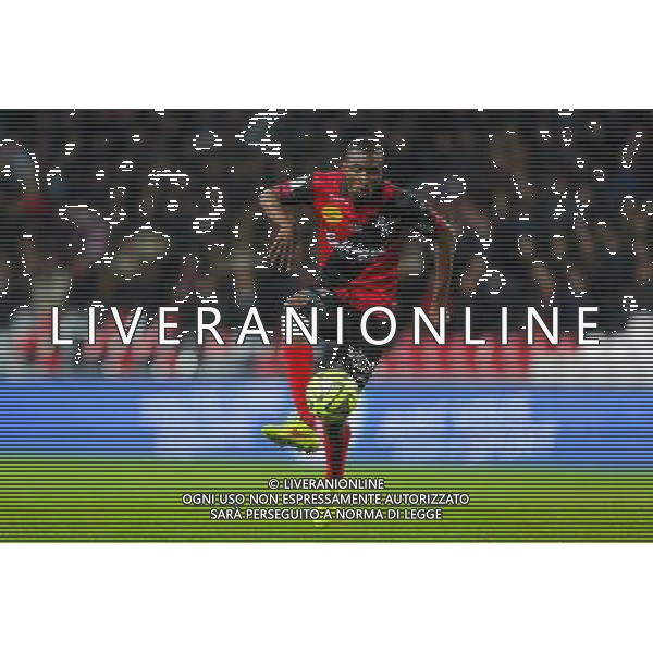 Moustapha DIALLO - 03.12.2014 - Guingamp / Caen - 16eme journee de Ligue 1 Photo : Vincent Michel / Icon Sport AG ALDO LIVERANI SAS ONLY ITALY