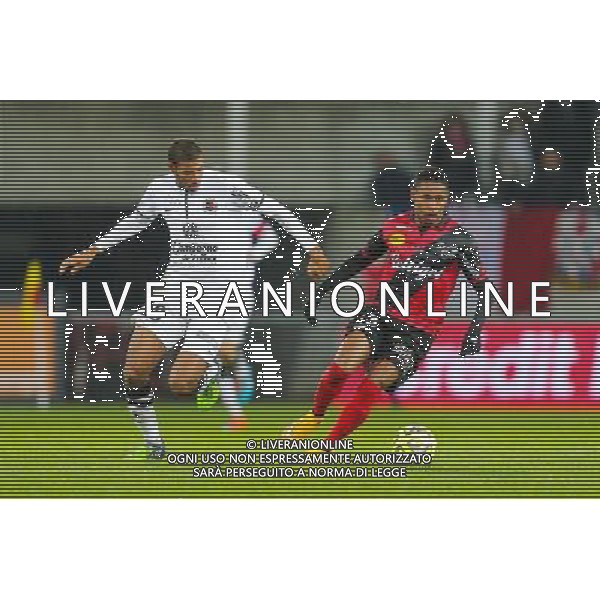 Christophe MANDANNE / Jordan ADEOTTI - 03.12.2014 - Guingamp / Caen - 16eme journee de Ligue 1 Photo : Vincent Michel / Icon Sport