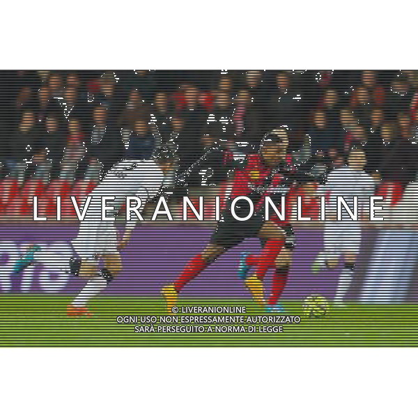 Christophe MANDANNE / Julien FERET - 03.12.2014 - Guingamp / Caen - 16eme journee de Ligue 1 Photo : Vincent Michel / Icon Sport