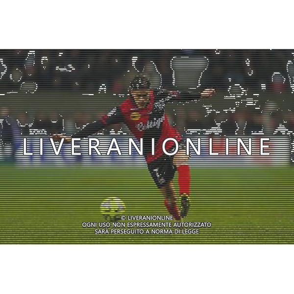 Dorian LEVEQUE - 03.12.2014 - Guingamp / Caen - 16eme journee de Ligue 1 Photo : Vincent Michel / Icon Sport