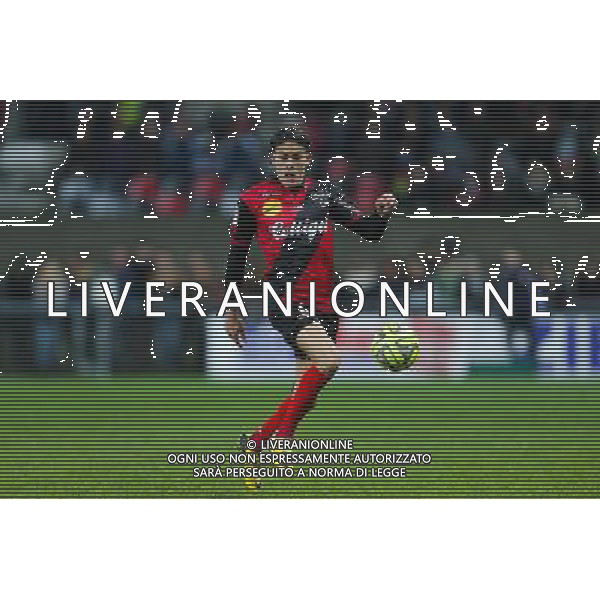 Dorian LEVEQUE - 03.12.2014 - Guingamp / Caen - 16eme journee de Ligue 1 Photo : Vincent Michel / Icon Sport