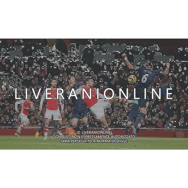 Arsenal\'s Olivier Giroud in action during todays match Photographer Kieran Galvin/CameraSport Football - Barclays Premiership - Arsenal v Southampton - Wednesday 3rd December 2014 - The Emirates Stadium - London © CameraSport - 43 Linden Ave. Countesthorpe. Leicester. England. LE8 5PG - Tel: +44 (0) 116 277 4147 - admin@camerasport.com - www.camerasport.com AG ALDO LIVERANI SAS ONLY ITALY