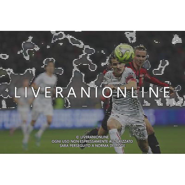 Romain DANZE / Niklas HULT - 03.12.2014 - Nice / Rennes - 16eme journee de Ligue 1 Photo : Jean Christophe Magnenet / Icon Sport /AGENZIA ALDO LIVERANI SAS - ITALY ONLY - EDITORIAL USE ONLY