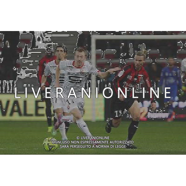 Christian BRULS / Niklas HULT - 03.12.2014 - Nice / Rennes - 16eme journee de Ligue 1 Photo : Jean Christophe Magnenet / Icon Sport /AGENZIA ALDO LIVERANI SAS - ITALY ONLY - EDITORIAL USE ONLY