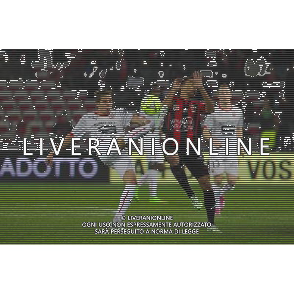 Romain DANZE / Niklas HULT - 03.12.2014 - Nice / Rennes - 16eme journee de Ligue 1 Photo : Jean Christophe Magnenet / Icon Sport /AGENZIA ALDO LIVERANI SAS - ITALY ONLY - EDITORIAL USE ONLY