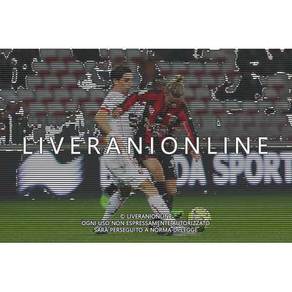 Romain DANZE / Niklas HULT - 03.12.2014 - Nice / Rennes - 16eme journee de Ligue 1 Photo : Jean Christophe Magnenet / Icon Sport /AGENZIA ALDO LIVERANI SAS - ITALY ONLY - EDITORIAL USE ONLY