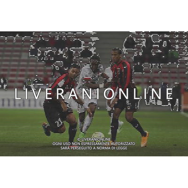 Llyod PALUN / Mahamadou HABIBOU - 03.12.2014 - Nice / Rennes - 16eme journee de Ligue 1 Photo : Jean Christophe Magnenet / Icon Sport /AGENZIA ALDO LIVERANI SAS - ITALY ONLY - EDITORIAL USE ONLY