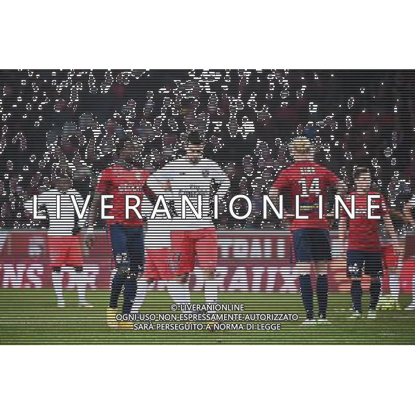 Deception Javier PASTORE - 03.12.2014 - Lille / Paris Saint Germain - 16eme journee de Ligue 1 Photo : Fred Porcu / Icon Sport /AGENZIA ALDO LIVERANI SAS - ITALY ONLY - EDITORIAL USE ONLY