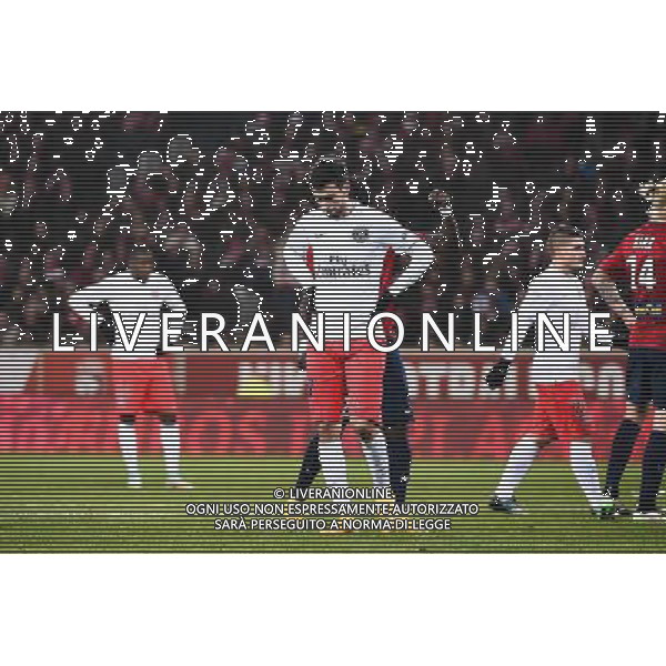 Deception Javier PASTORE - 03.12.2014 - Lille / Paris Saint Germain - 16eme journee de Ligue 1 Photo : Fred Porcu / Icon Sport /AGENZIA ALDO LIVERANI SAS - ITALY ONLY - EDITORIAL USE ONLY