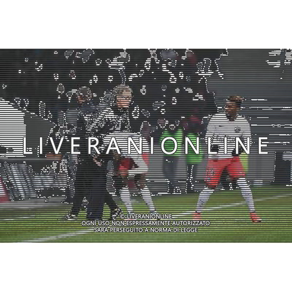 Laurent BLANC / Blaise MATUIDI / Jean Christophe BAHEBECK - 03.12.2014 - Lille / Paris Saint Germain - 16eme journee de Ligue 1 Photo : Fred Porcu / Icon Sport /AGENZIA ALDO LIVERANI SAS - ITALY ONLY - EDITORIAL USE ONLY