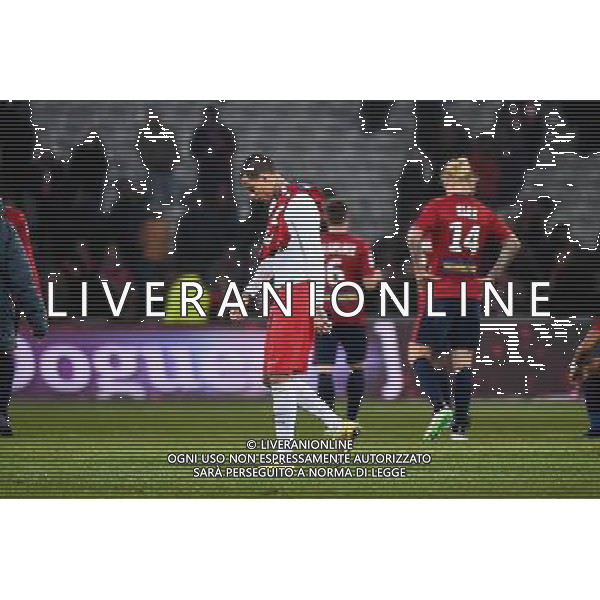 Deception Gregory Van der Wiel - 03.12.2014 - Lille / Paris Saint Germain - 16eme journee de Ligue 1 Photo : Fred Porcu / Icon Sport /AGENZIA ALDO LIVERANI SAS - ITALY ONLY - EDITORIAL USE ONLY