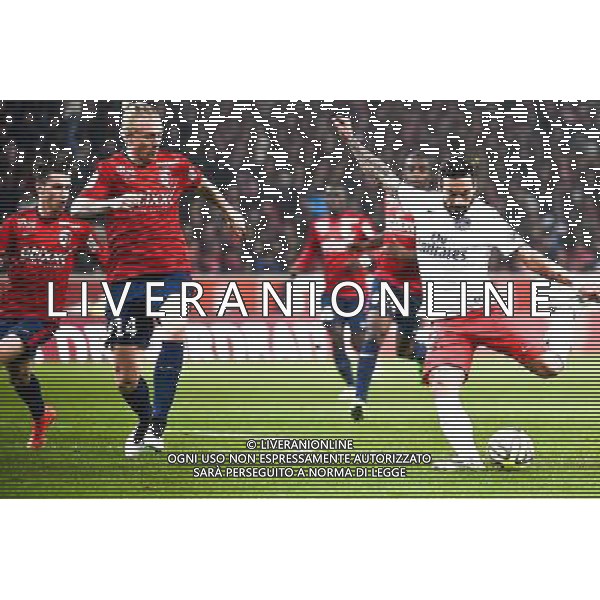 Ezequiel LAVEZZI - 03.12.2014 - Lille / Paris Saint Germain - 16eme journee de Ligue 1 - Photo : Fred Porcu / Icon Sport /AGENZIA ALDO LIVERANI SAS - ITALY ONLY - EDITORIAL USE ONLY