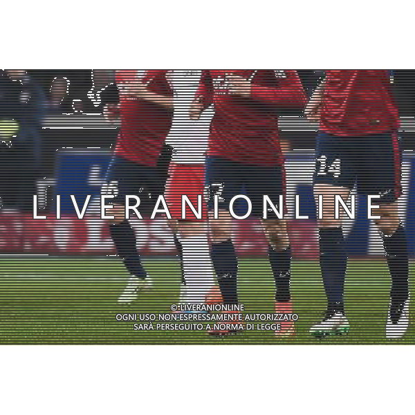 Joie Sebastien Corchia / Simon Kjaer - 03.12.2014 - Lille / Paris Saint Germain - 16eme journee de Ligue 1 - Photo : Fred Porcu / Icon Sport /AGENZIA ALDO LIVERANI SAS - ITALY ONLY - EDITORIAL USE ONLY