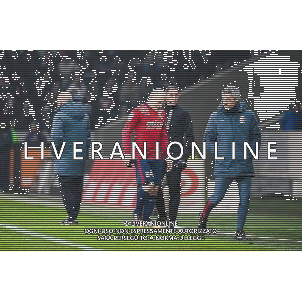 Blessure Florent BALMONT - 03.12.2014 - Lille / Paris Saint Germain - 16eme journee de Ligue 1 - Photo : Fred Porcu / Icon Sport /AGENZIA ALDO LIVERANI SAS - ITALY ONLY - EDITORIAL USE ONLY