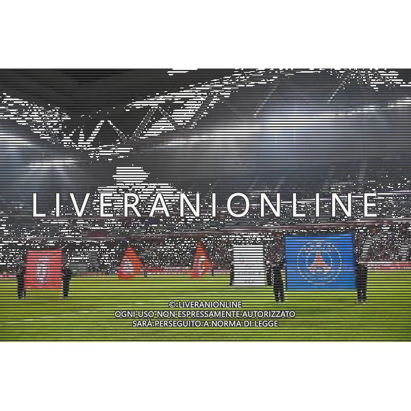 Vue generale Grand Stade de Lille - Fanion Lille / Fanion Paris Saint Germain - 03.12.2014 - Lille / Paris Saint Germain - 16eme journee de Ligue 1 - Photo : Fred Porcu / Icon Sport /AGENZIA ALDO LIVERANI SAS - ITALY ONLY - EDITORIAL USE ONLY
