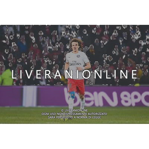 David LUIZ - 03.12.2014 - Lille / Paris Saint Germain - 16eme journee de Ligue 1 - Photo : Fred Porcu / Icon Sport /AGENZIA ALDO LIVERANI SAS - ITALY ONLY - EDITORIAL USE ONLY