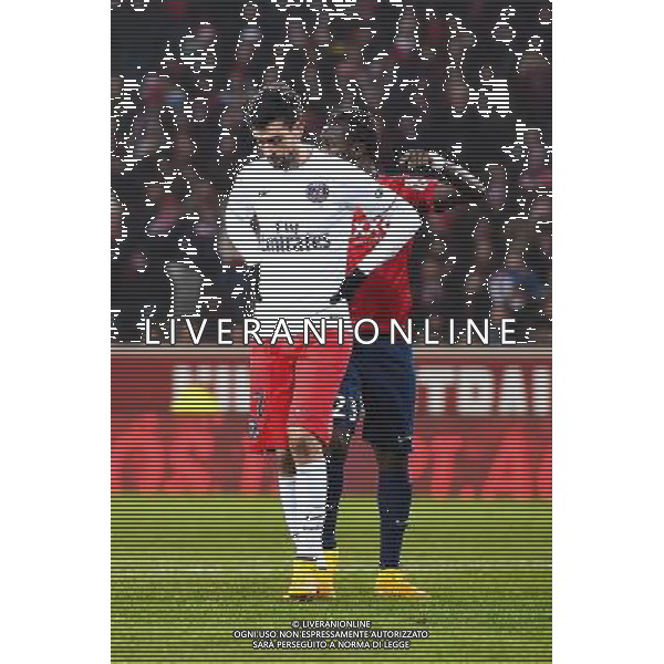 Deception Javier PASTORE - 03.12.2014 - Lille / Paris Saint Germain - 16eme journee de Ligue 1 - Photo : Fred Porcu / Icon Sport /AGENZIA ALDO LIVERANI SAS - ITALY ONLY - EDITORIAL USE ONLY