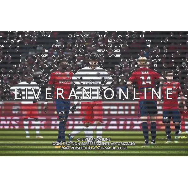 Deception Javier PASTORE - 03.12.2014 - Lille / Paris Saint Germain - 16eme journee de Ligue 1 - Photo : Fred Porcu / Icon Sport /AGENZIA ALDO LIVERANI SAS - ITALY ONLY - EDITORIAL USE ONLY