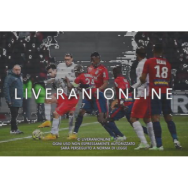 Javier PASTORE / Rio MAVUBA - 03.12.2014 - Lille / Paris Saint Germain - 16eme journee de Ligue 1 - Photo : Fred Porcu / Icon Sport /AGENZIA ALDO LIVERANI SAS - ITALY ONLY - EDITORIAL USE ONLY