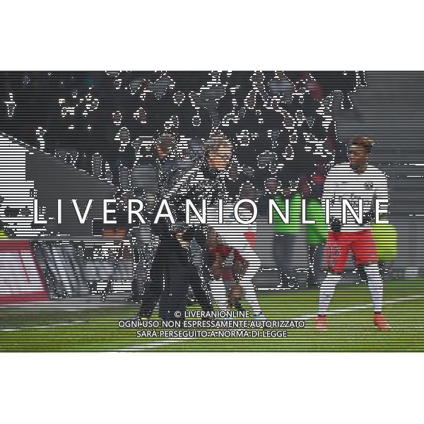 Laurent BLANC / Blaise MATUIDI / Jean Christophe BAHEBECK - 03.12.2014 - Lille / Paris Saint Germain - 16eme journee de Ligue 1 - Photo : Fred Porcu / Icon Sport /AGENZIA ALDO LIVERANI SAS - ITALY ONLY - EDITORIAL USE ONLY