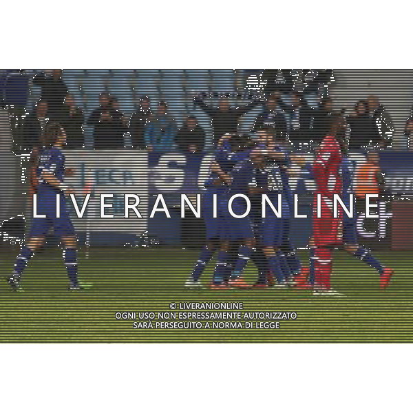 Joie Bastia - 03.12.2014 - Bastia / Evian Thonon - 16eme journee de Ligue 1 Photo : Michel Maestracci / Icon Sport /AGENZIA ALDO LIVERANI SAS - ITALY ONLY - EDITORIAL USE ONLY