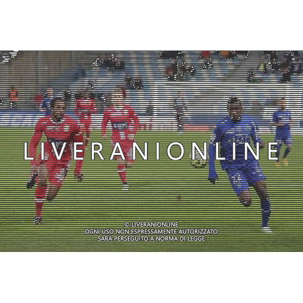 Christopher MABOULOU - 03.12.2014 - Bastia / Evian Thonon - 16eme journee de Ligue 1 Photo : Michel Maestracci / Icon Sport /AGENZIA ALDO LIVERANI SAS - ITALY ONLY - EDITORIAL USE ONLY