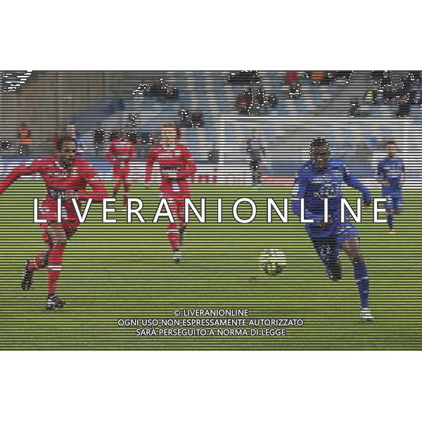 Christopher MABOULOU - 03.12.2014 - Bastia / Evian Thonon - 16eme journee de Ligue 1 Photo : Michel Maestracci / Icon Sport /AGENZIA ALDO LIVERANI SAS - ITALY ONLY - EDITORIAL USE ONLY