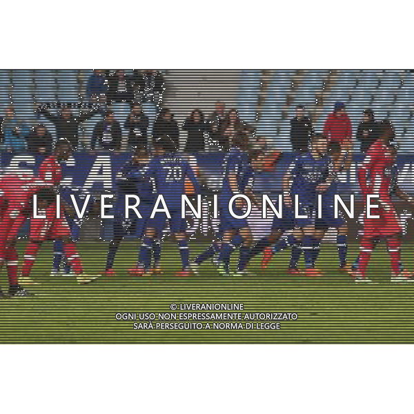 Joie Bastia - 03.12.2014 - Bastia / Evian Thonon - 16eme journee de Ligue 1 Photo : Michel Maestracci / Icon Sport /AGENZIA ALDO LIVERANI SAS - ITALY ONLY - EDITORIAL USE ONLY